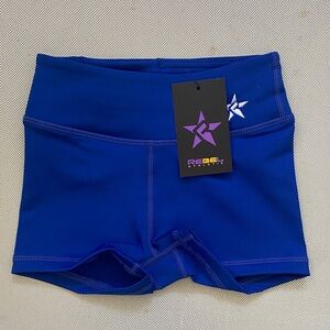 Rebel Athletic Women's Blue Performance Shorts
